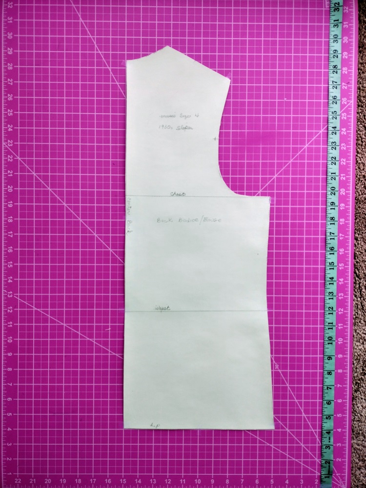Top Sloper Pattern 1930s Inspired Pattern Sloper and Toiles – Pour Moi